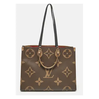 Louis Vuitton Monogram Reverse Giant Canvas OnTheGo GM Bag