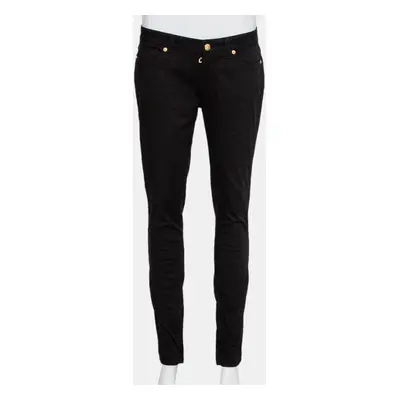 Dolce & Gabbana Black Denim Zip Detail Pretty Skinny Jeans