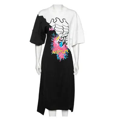 Stella McCartney Monochrome Cotton Printed Sweatshirt Dress