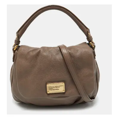 Marc by Marc Jacobs Beige Leather Classic Q Lil Ukita Satchel