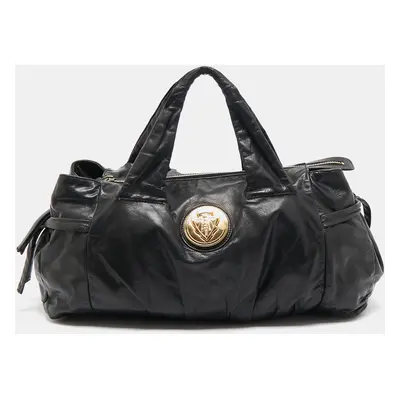 Gucci Black Leather Hysteria Tote