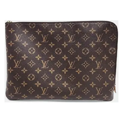 Louis Vuitton Brown Monogram Canvas Etui Voyage MM Clutch Bag