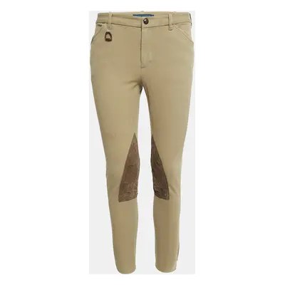 Ralph Lauren Green Cotton Drill Breeches Pants