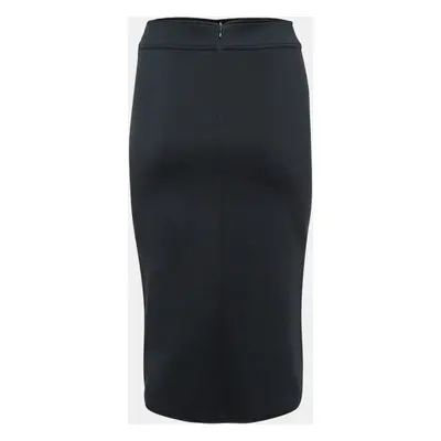 Sandro Black Neoprene Pencil Skirt