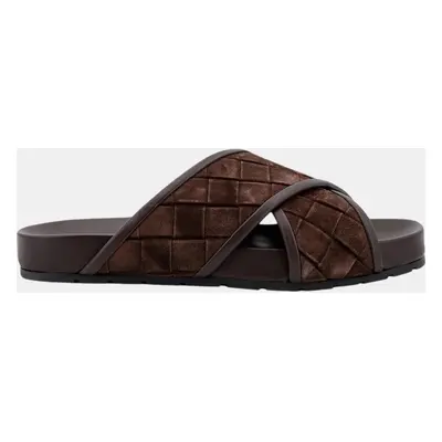 Bottega Veneta Brown Suede And Leather Sandals EU