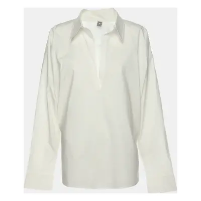 Toteme White Cotton Poplin Shirt