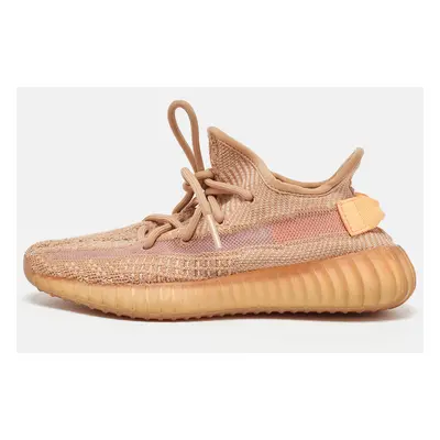 Yeezy x Adidas Orange Knit Fabric Boost V2 Clay Sneakers Size