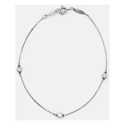 Tiffany & Co. Diamonds by the Yard Silver Station Bracelet