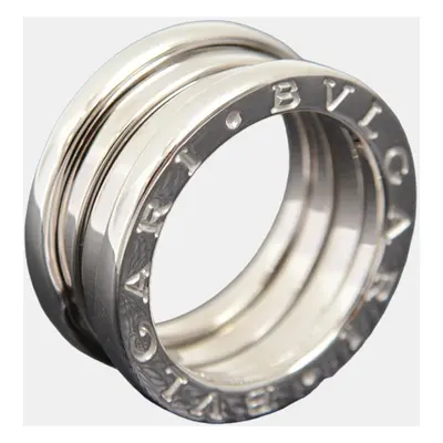 Bvlgari 18K White Gold B.Zero1 Band Ring EU