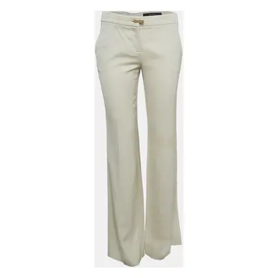 Gucci Light Beige Wool Blend Formal Trouser