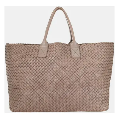 Bottega Veneta Brown Classic Intrecciato Large Cabat Bag