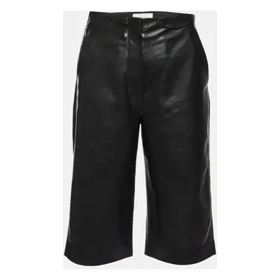 Nanushka Black Faux Leather Culottes