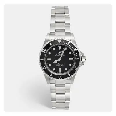 Rolex Black Stainless Steel Submariner