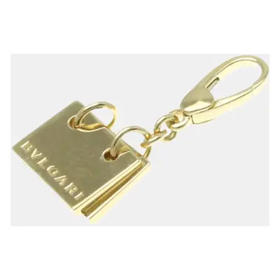 Bvlgari 18K Yellow Gold Memo Charm