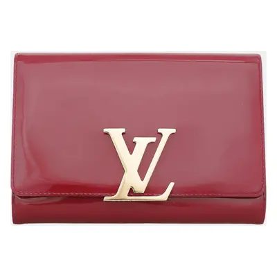 Louis Vuitton Patent Leather Louise MM Clutch