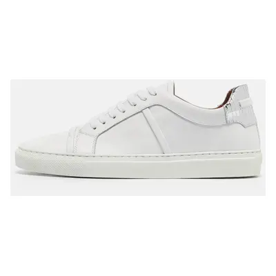 Malone Souliers White Leather Musa Lace Up Sneakers Size 40.5