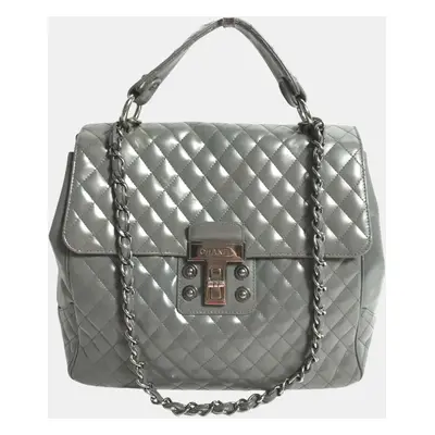 Chanel gray Chain shoulder bag