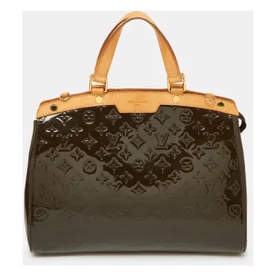 Louis Vuitton Vert Bronze Monogram Vernis Brea GM Bag