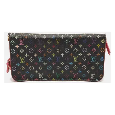 Louis Vuitton Black Monogram Multicolore Canvas Insolite Pistache Wallet