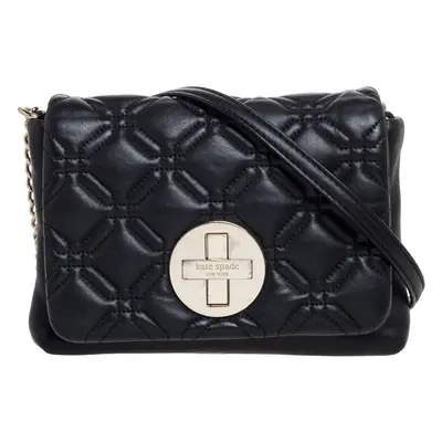 Kate Spade Black Leather Astor Court Naomi Crossbody Bag