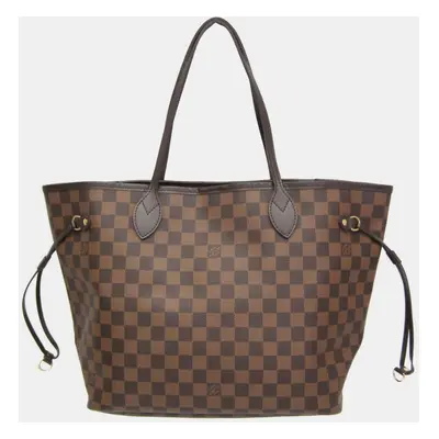 Louis Vuitton Brown Canvas MM Neverfull Tote