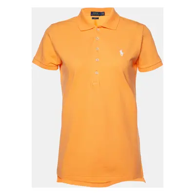 Polo Ralph Lauren Orange Stretch Cotton Slim Fit Polo T-Shirt