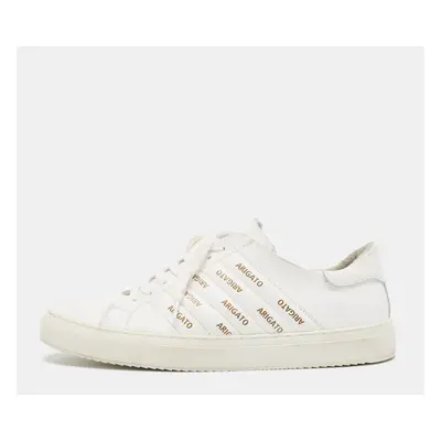 Axel Arigato White Leather Low Top Sneakers Size