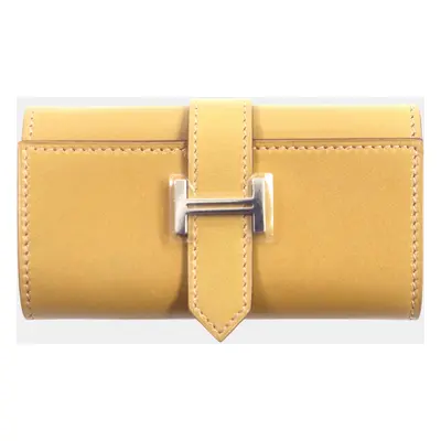 Hermes Box Calf Key Holder Silver Hooks Leather