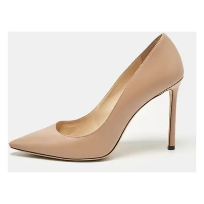 Jimmy Choo Beige Leather Romy Pumps Size