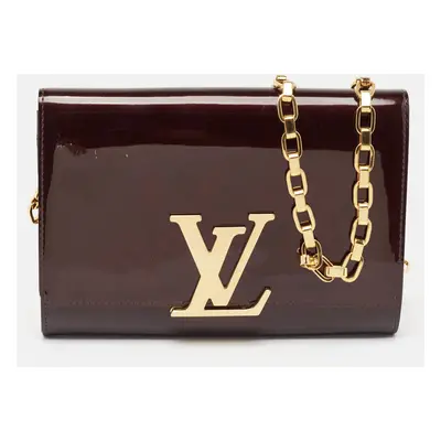 Louis Vuitton Amarante Vernis Chain Louise GM Bag