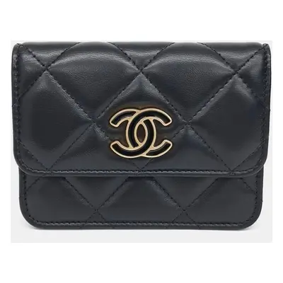 Chanel lambskin chain mini belt bag