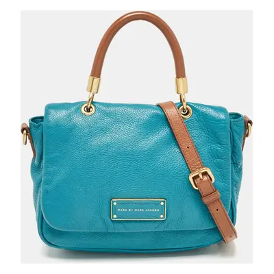 Marc by Marc Jacobs Teal Green Leather Too Hot to Handle Top Handle Bag