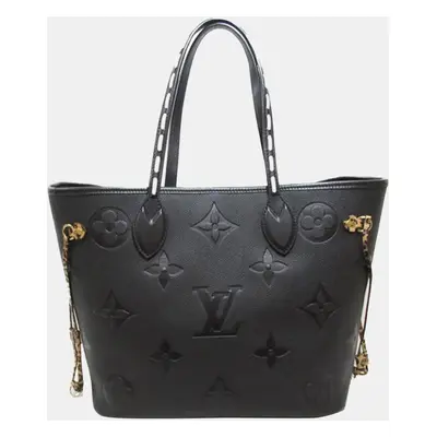 Louis Vuitton Black Monogram Empreinte Wild At Heart Neverfull MM