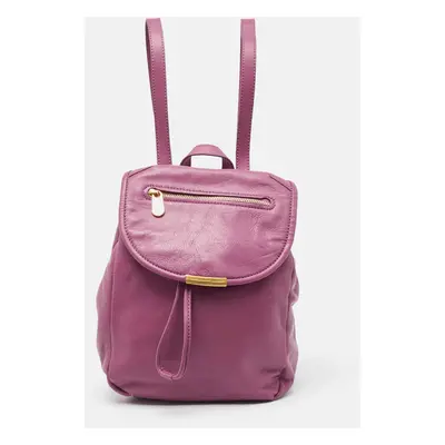 Marc by Marc Jacobs Purple Leather Backpack