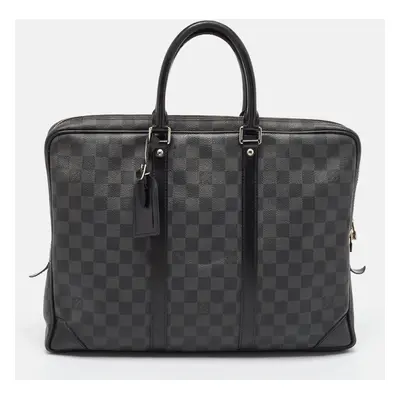 Louis Vuitton Damier Graphite Canvas Porte Documents Voyage GM Bag