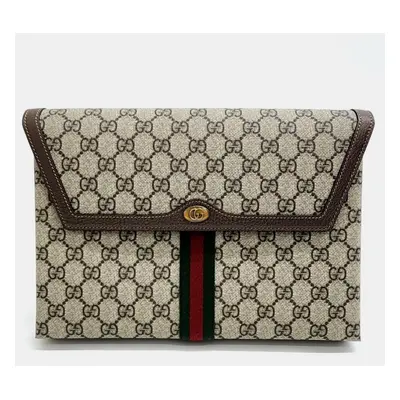 Gucci Beige gg canvas Opidia GG Clutch