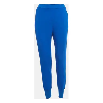 Stella McCartney Blue Crepe Julia Cuffed Trousers