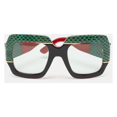 Gucci Multicolor Snakeskin GG0484S Square Sunglasses