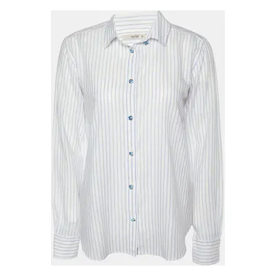 Etro White Striped Button Front Shirt