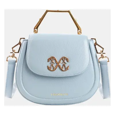 Charriol Light Blue Leather MARIE OLGA Handbag