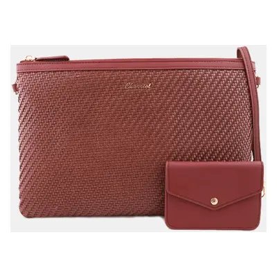 Charriol Burgundy Leather Christina Pouches