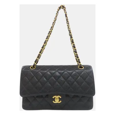 Chanel Caviar Skin Matelasse Chain Shoulder Bag