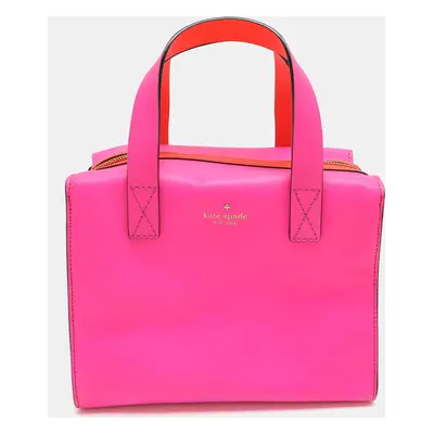 Kate Spade Pink Leather Little Kennedy Brightspot Avenue Satchel