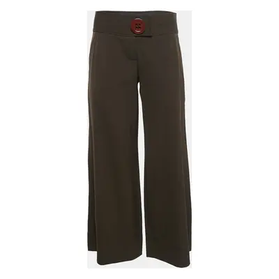 Moschino Cheap and Chic Brown Virgin Wool Culottes