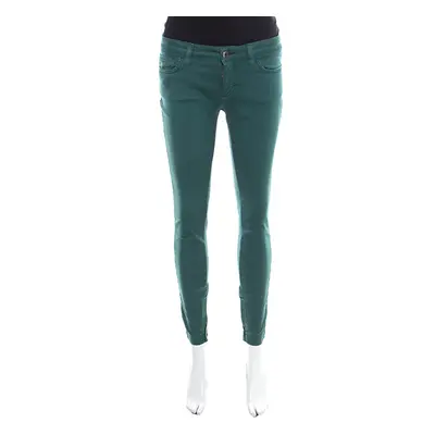 Dolce & Gabbana Green Skinny Pretty Jeans