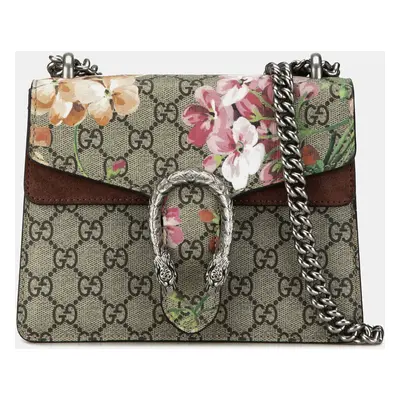 Gucci Beige GG Supreme Blooms Dionysus Mini Shoulder Bag