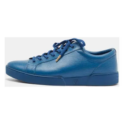 Louis Vuitton Blue Epi Leather Concorde Low Top Sneakers Size