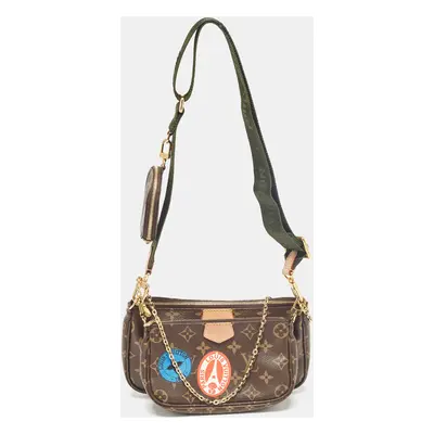 Louis Vuitton Khaki Monogram Canvas My LV World Tour Multi Pochette Accessoires