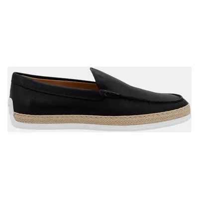 Tod'S Black Leather Loafers EU