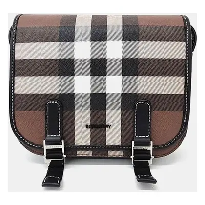 Burberry Multicolour Canvas and Leather Crossbody Bag